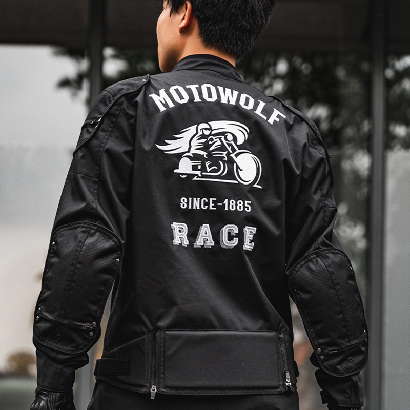 秋冬季摩托骑行服防摔保暖赛车服机车摩旅骑士装备四季夹克上衣男