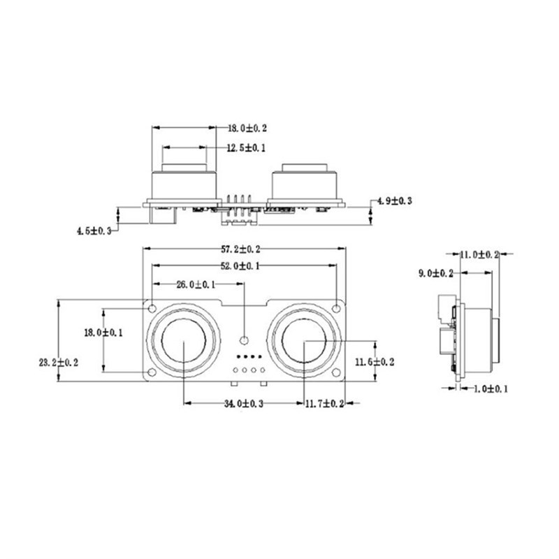 推荐Taidacent 450cm Long Range Distance Ultrasonic Transduce