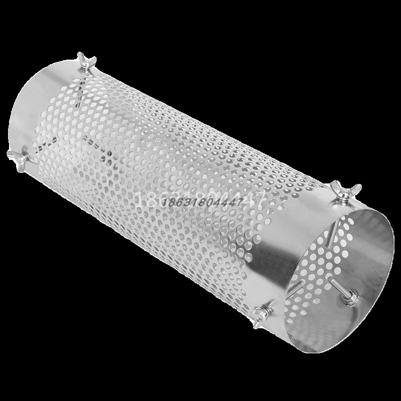 帐篷柴火炉烟筒烟囱防烫网烟管不锈钢隔热耐高温颗粒散热网防护网