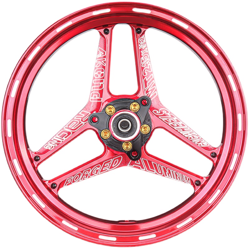 AK轮毂12寸改装小牛U+B N1S前轮圈U+ U1D M2 MS B110P 铝合金轮毂