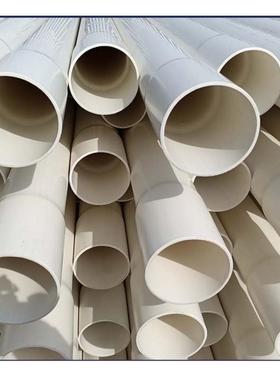 PVC给水管白色塑料建筑用塑料管agr管pe管给水管耐冻耐腐蚀