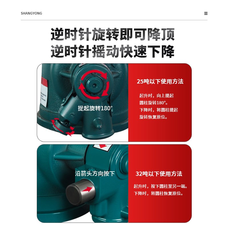 螺旋杆千斤顶家用立式手摇齿轮3T5T10T20T50T100T千斤顶小汽车用