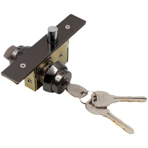 地弹门锁包框玻璃门地锁隐形暗装门锁双面锁肯德基门锁双锁头地锁