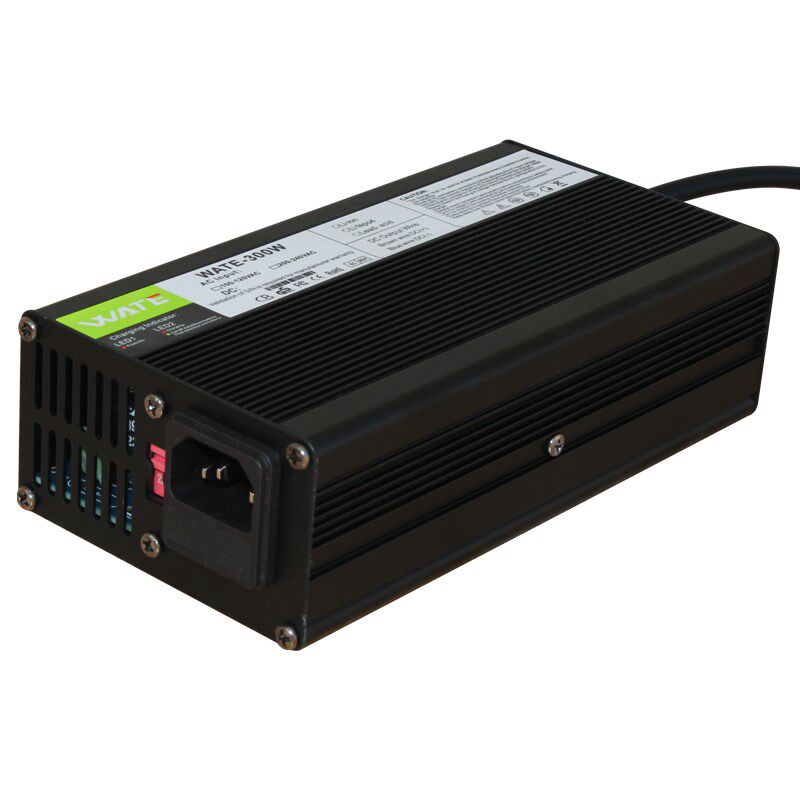 33.6V9A 10A充电器 8S 用于29.6V锂电池 智能 铝壳 带风扇 开关