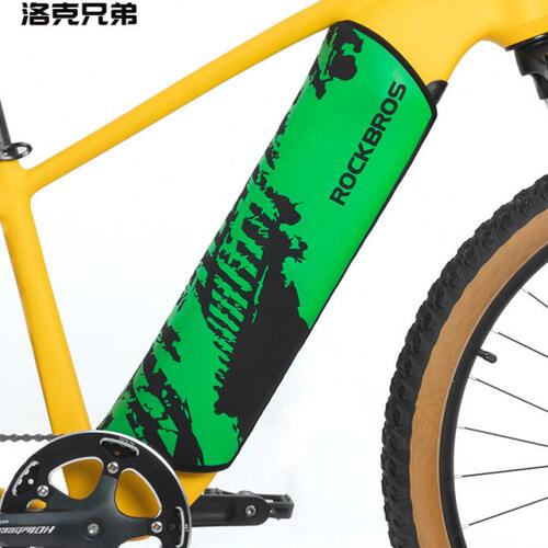 洛克兄弟电池保护套电动自行车EBIKE外套防撞刮耐磨电助力车配件