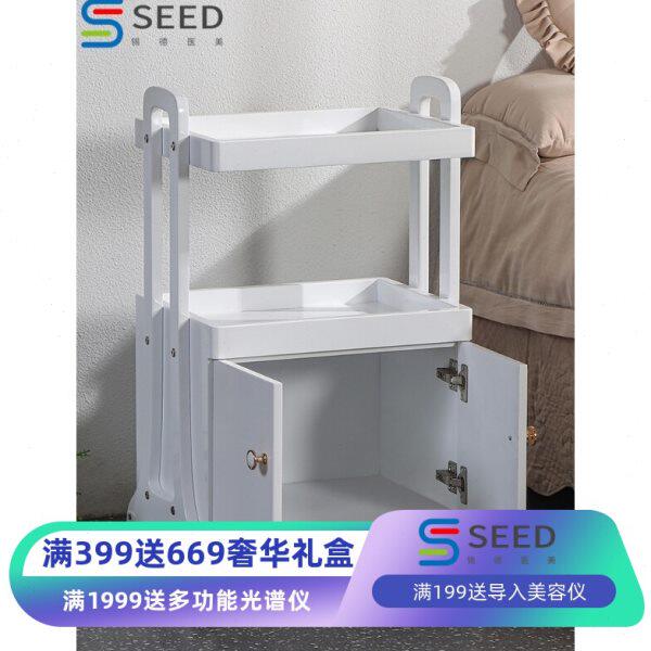 美容推车美容院小推车带柜子美甲纹绣移动置物架