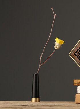 红木质插花工艺品红酒架摆件 创意家居客厅电视柜茶道酒柜装饰品