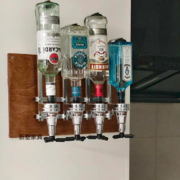 中古创意直排挂壁式倒酒架倒酒器洋酒分酒器量取基酒调酒酒具酒挂