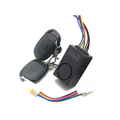 电动车防盗锁报警器遥控器配对电瓶车一键启动智能感应电机通用