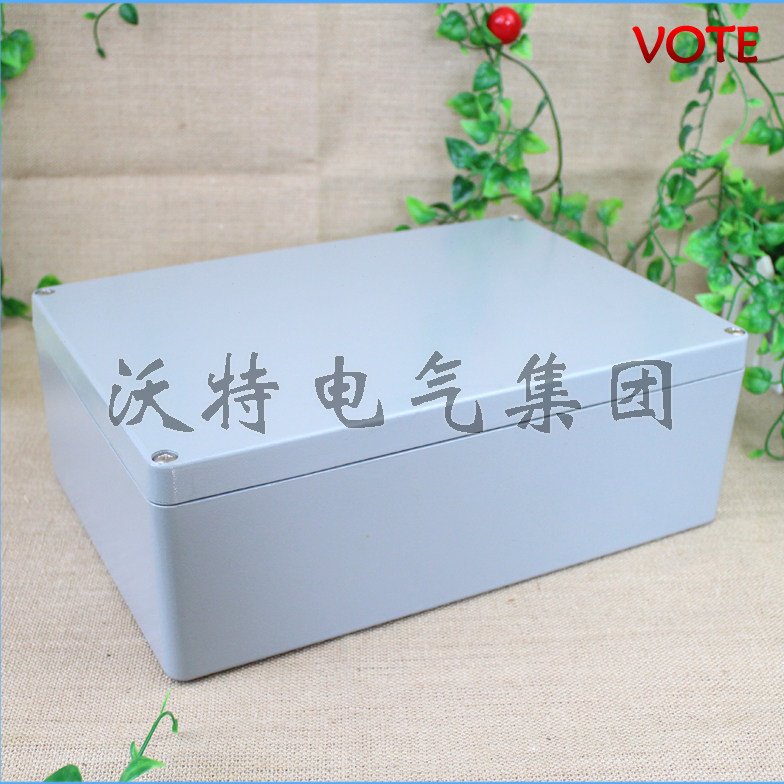 340*235*120仪表壳体 铸铝防水盒 防水铝盒 室外接线盒过线端子盒