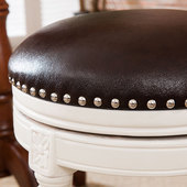 美式 实木吧台椅子旋转木质吧凳高脚凳靠背酒吧凳吧台凳 吧台椅欧式