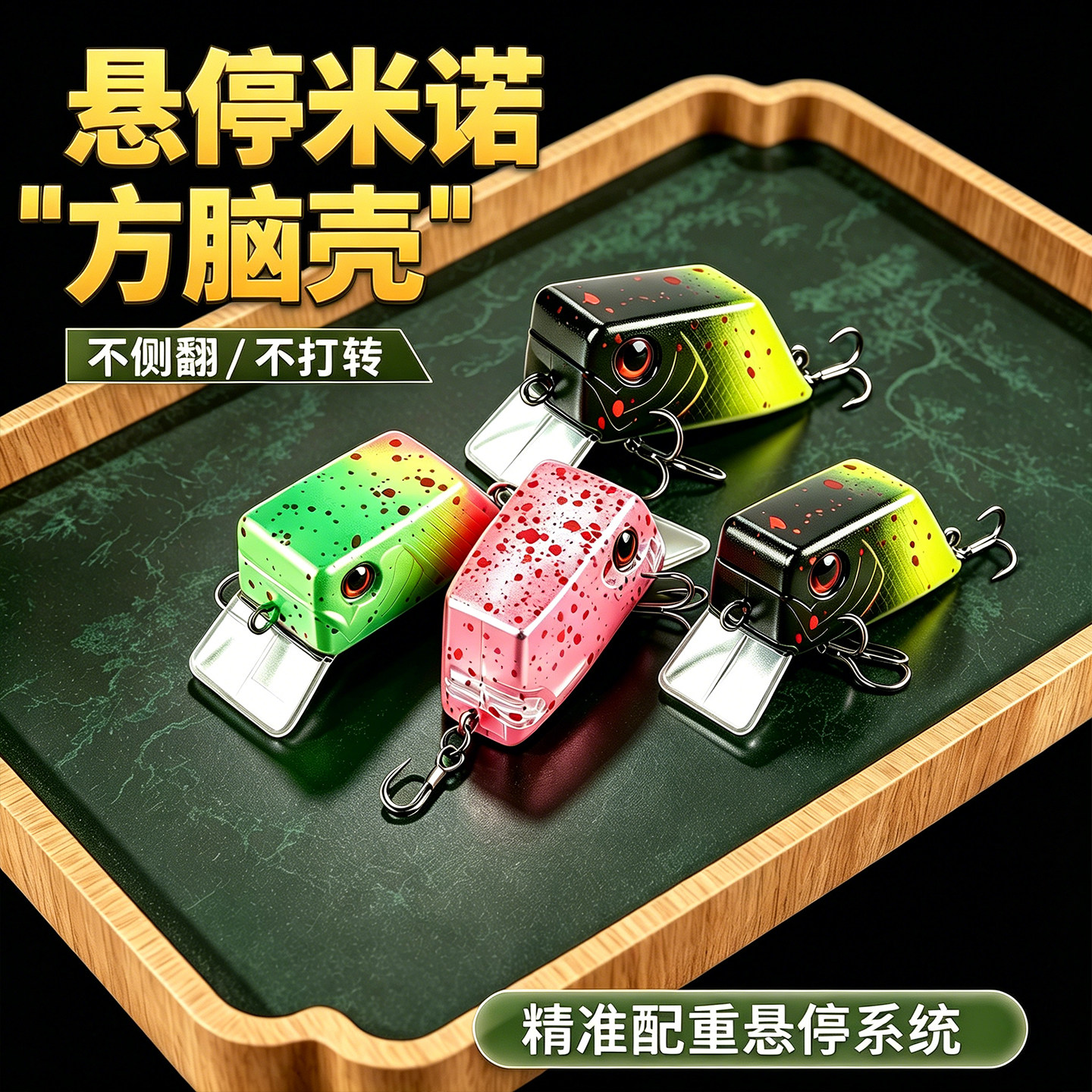 方脑壳悬浮米诺远投海钓鲈鳜