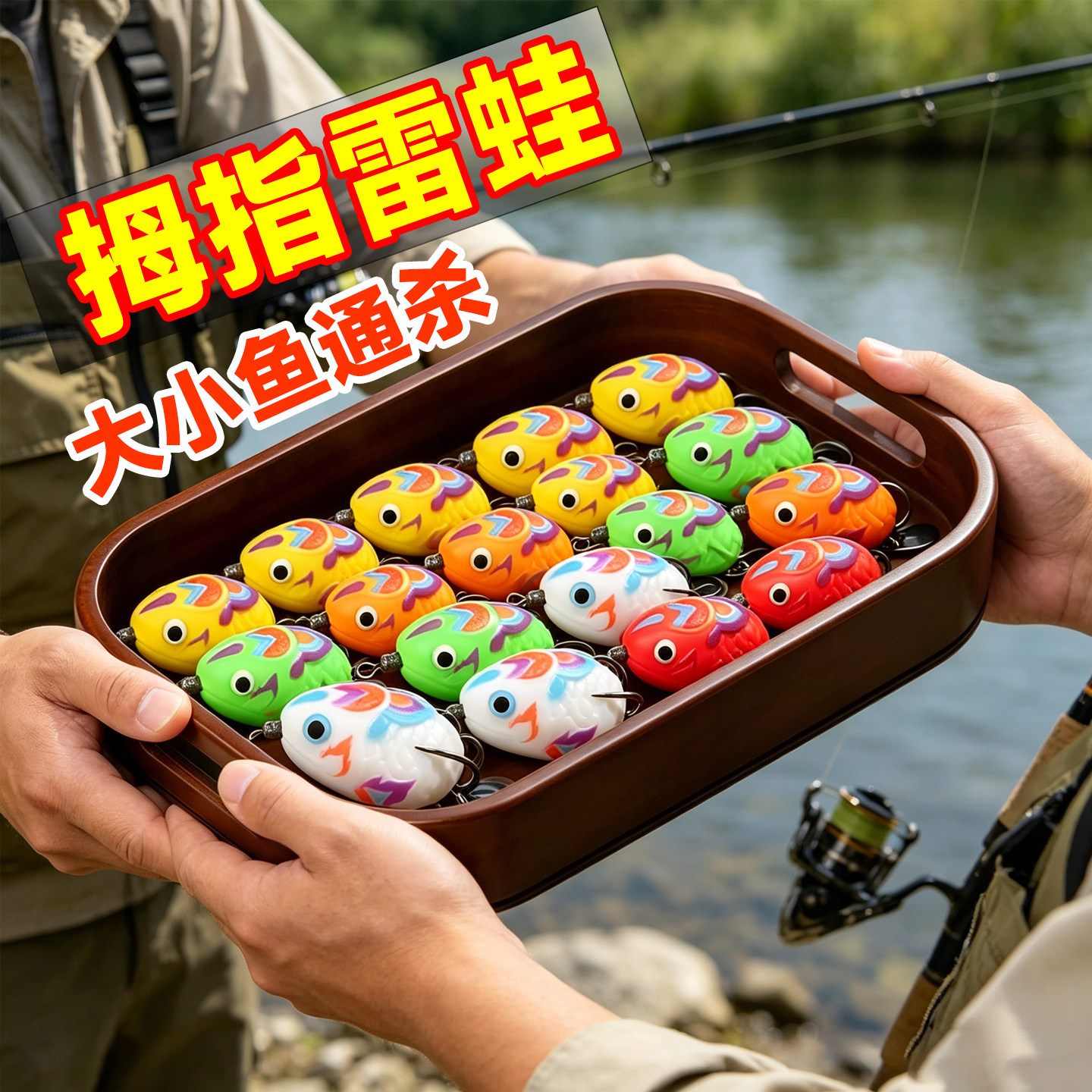 远投浮水打黑雷蛙黑鱼专用