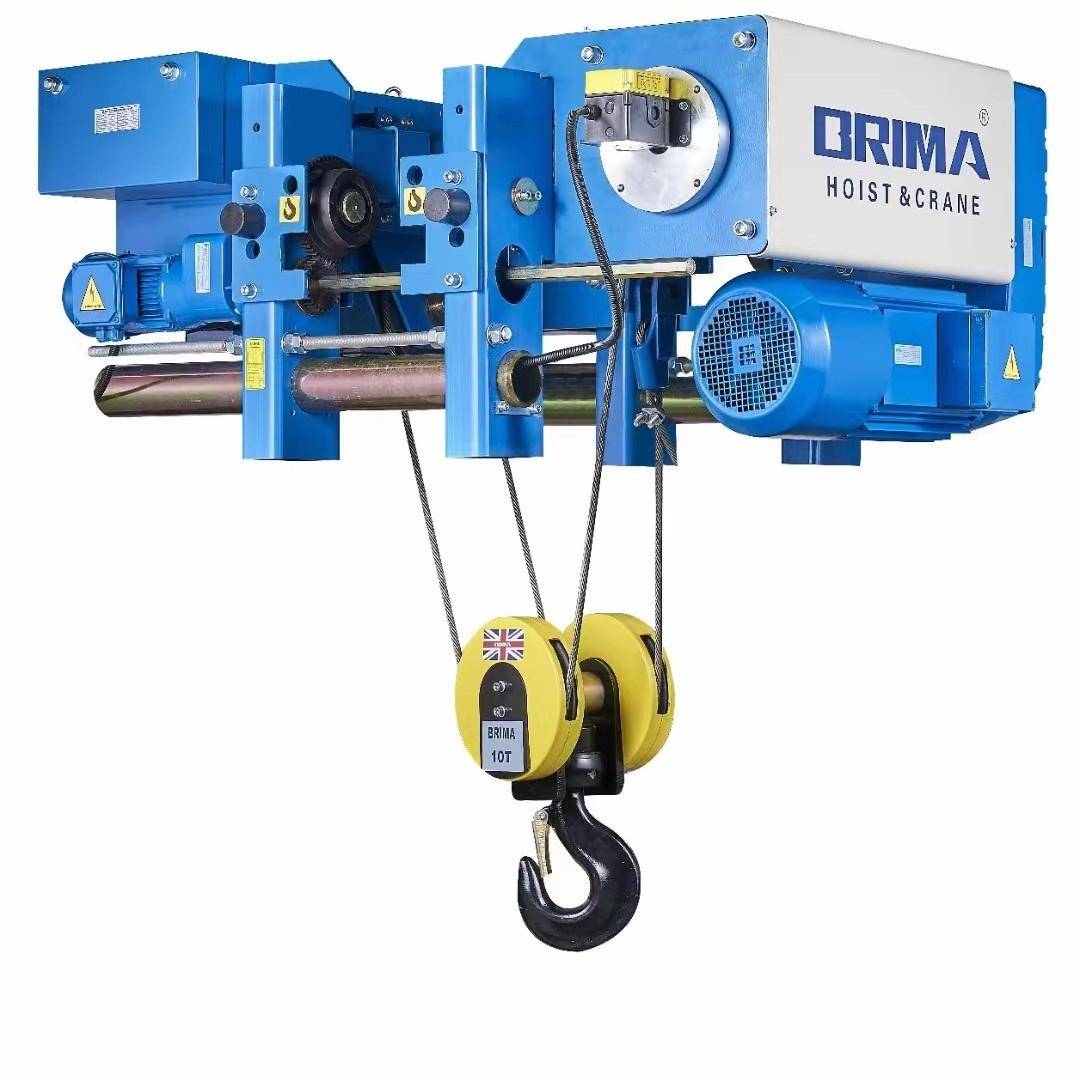 电动钢丝绳葫芦八马电动葫芦BRIMA欧式钢丝绳葫芦单梁双梁低净空
