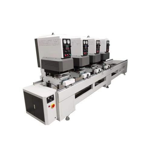 全套塑钢门窗加工设备厂家产地直销塑钢门窗四位双面无缝焊接机