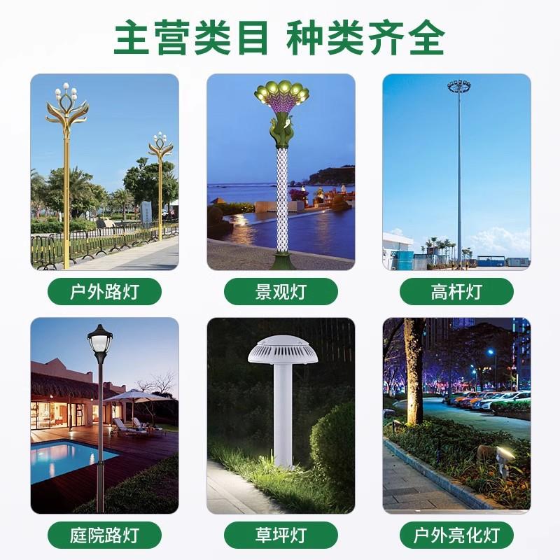 市政工程路灯玉兰灯八叉九火中华灯户外高杆景观灯道路照明路灯