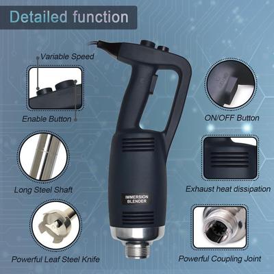 750W18inch不锈钢多功能商业浸入式便携式手持电动搅拌机饮料用