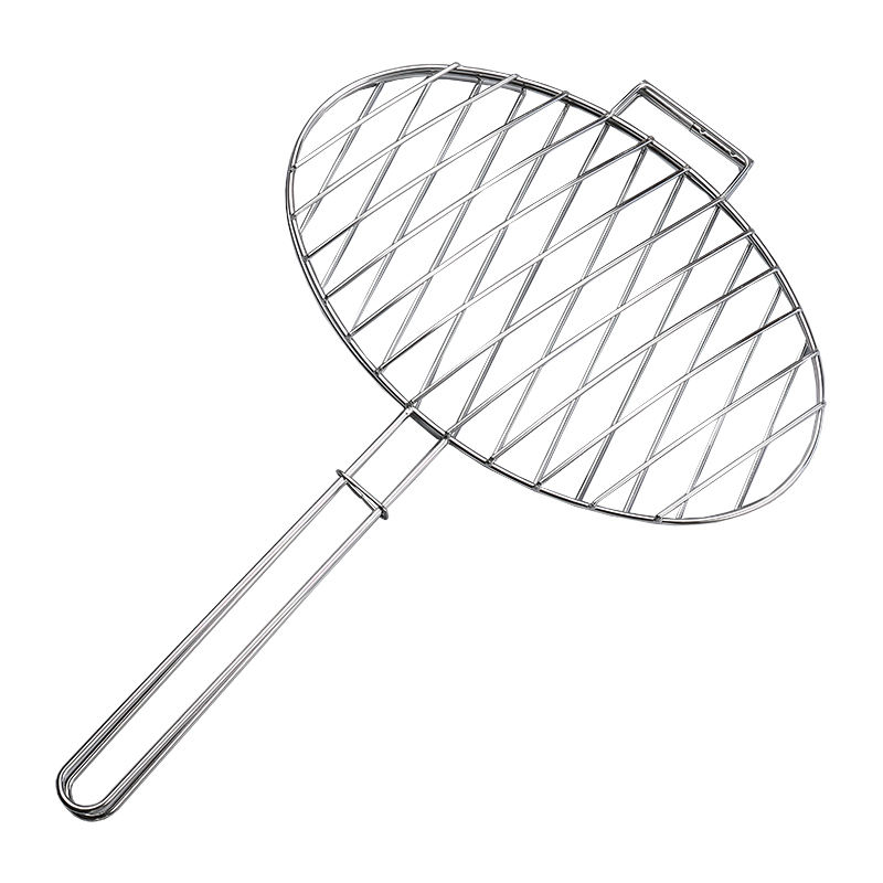 烤鱼夹子烧烤用具不锈钢烧烤网烧烤夹板网L烧烤架子烧烤篦子商用