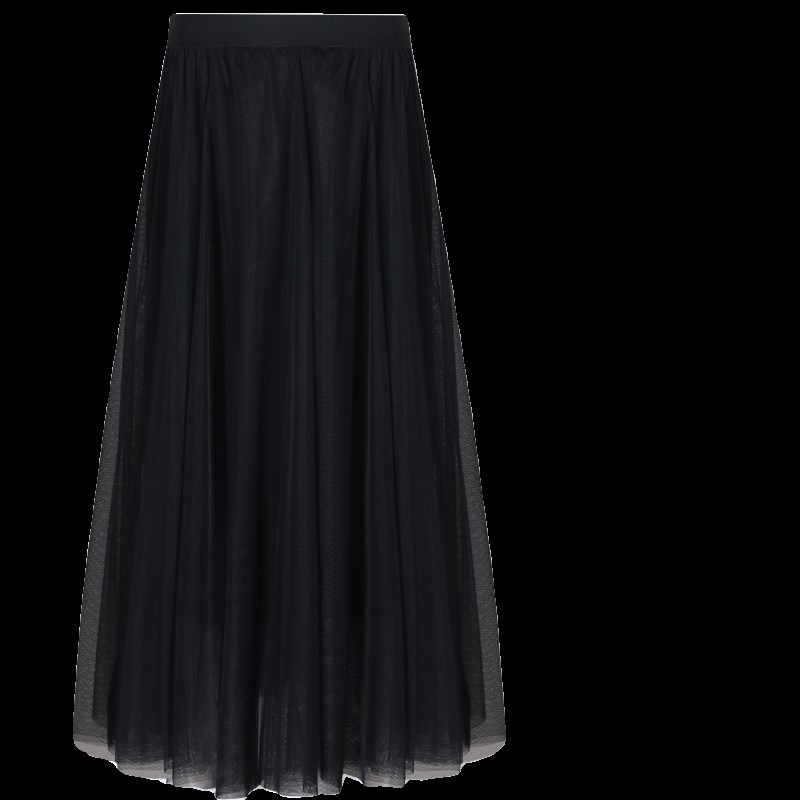 2024新款网纱半身裙女720度大摆舞蹈裙K广场舞高腰A字演出仙女长