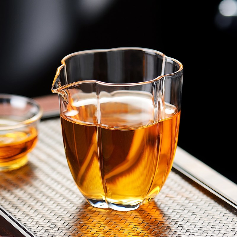 玻璃公道杯加e厚耐热透明功夫茶具茶海单个公杯倒茶分茶器高档日
