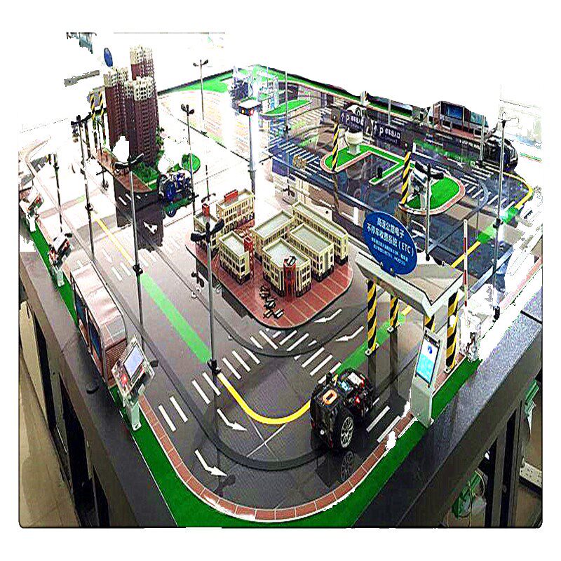 智能交通沙盘停车场n智慧温室大棚农业物联网无人驾驶教学模型信