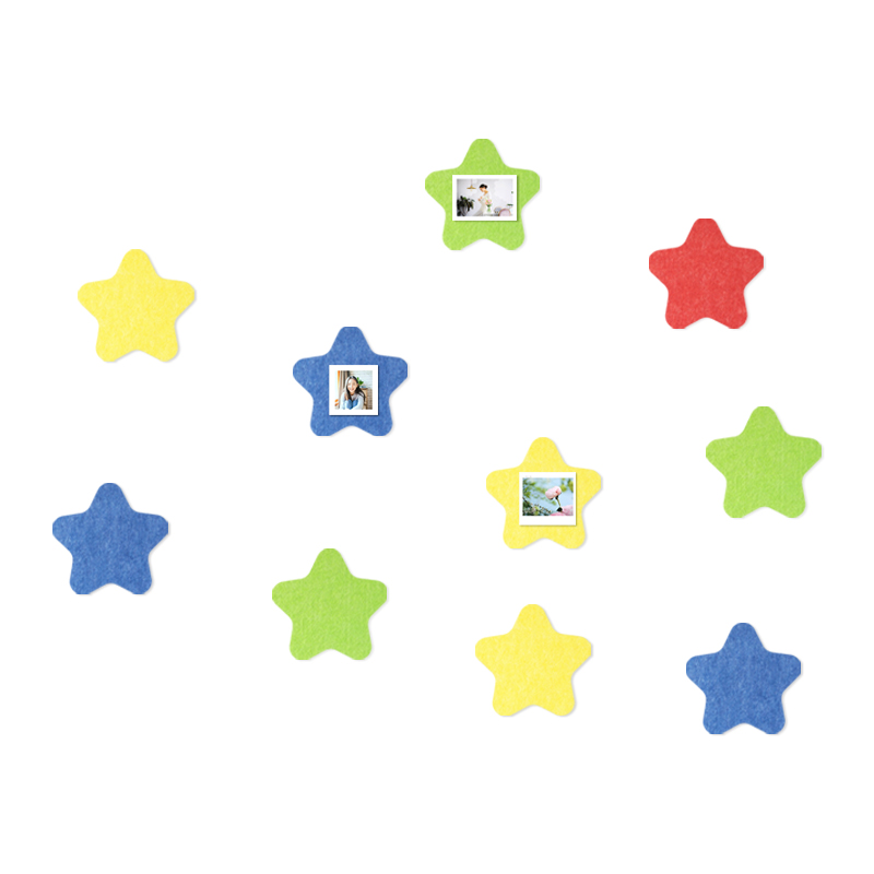 is北欧c毛毡留言板儿童房幼儿园布置照片墙墙面装饰清新环保