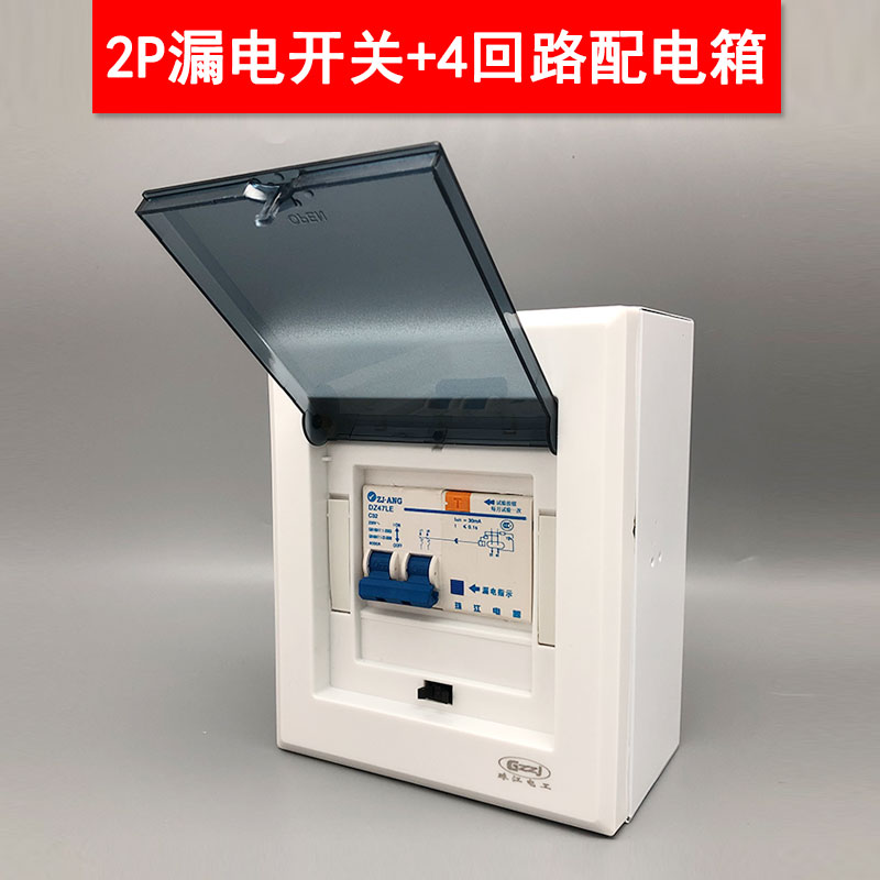 2P63A漏电开关带防水盒家用32安空调电热水器保护器CW40a总开关箱