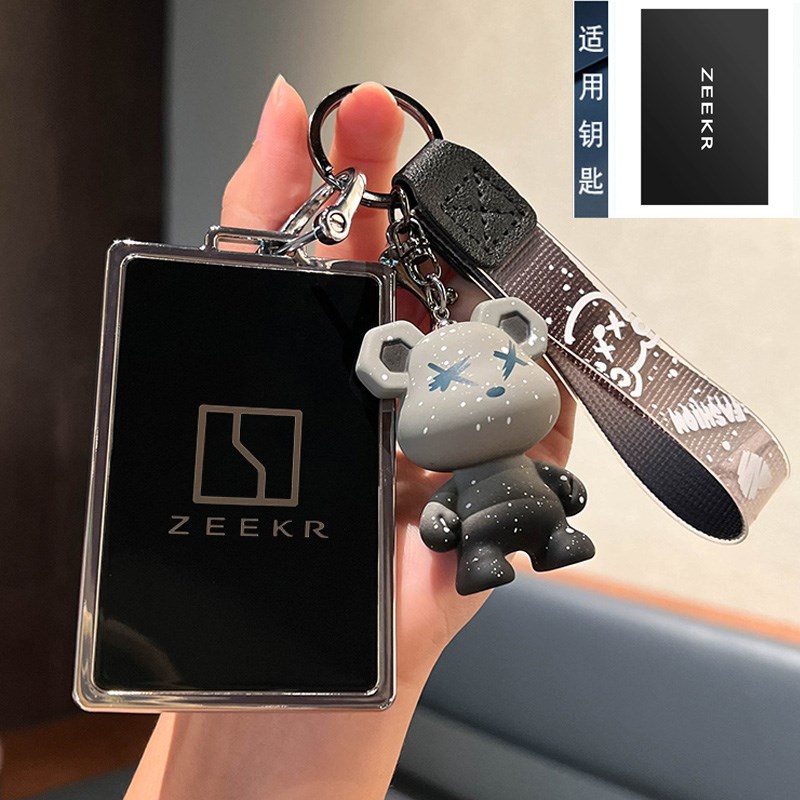 ZEEK极氪001卡片钥匙套23款009卡包X芯片FC卡套智能Z感应车扣壳