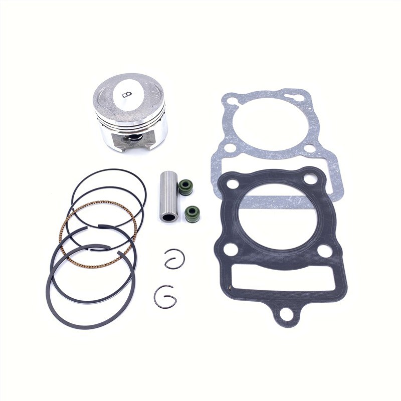 适配翼爽DM125 J125-23银A豹J125-7M/7套缸气汽缸体活塞环