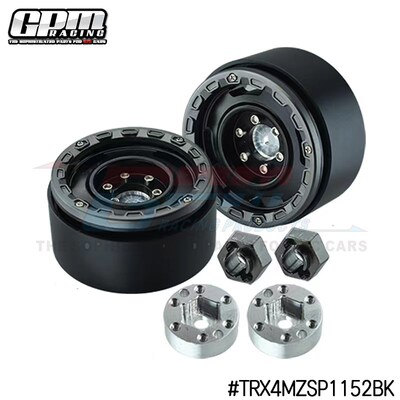 1/24小奇iSCX24复古配重1.33E寸金属轮毂两个X4-M FCX24