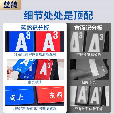 掼蛋记分牌比赛专业计分器u掼蛋赛事专用道具记分牌翻牌器计分板