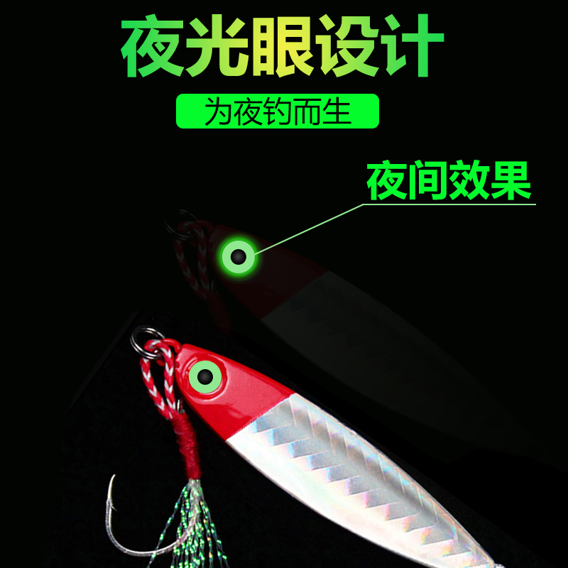 铁板路亚饵远投翘嘴路亚假饵套装海钓通杀vib亮片鱼饵g鲈鲅鱼