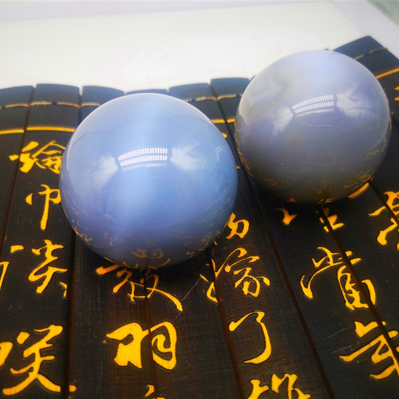 玛瑙玉石练手球手转球手玩球爸爸父亲节礼品握力球保健身球按摩球