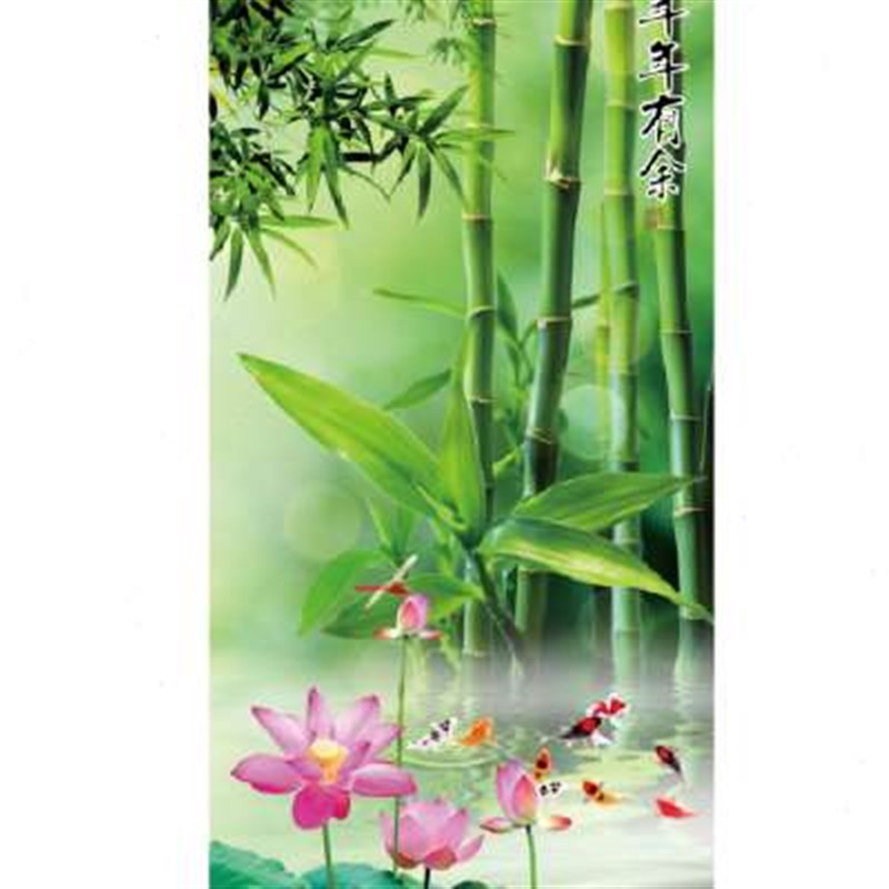 入户玄关过道装饰墙纸自粘贴画窗户贴纸壁画贴纸风景画玻璃贴纸画图片