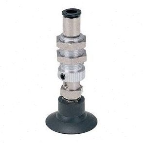 WET66 弹簧式 柔软型真空吸盘 顶部真空端口 A密型 替代怡合达J