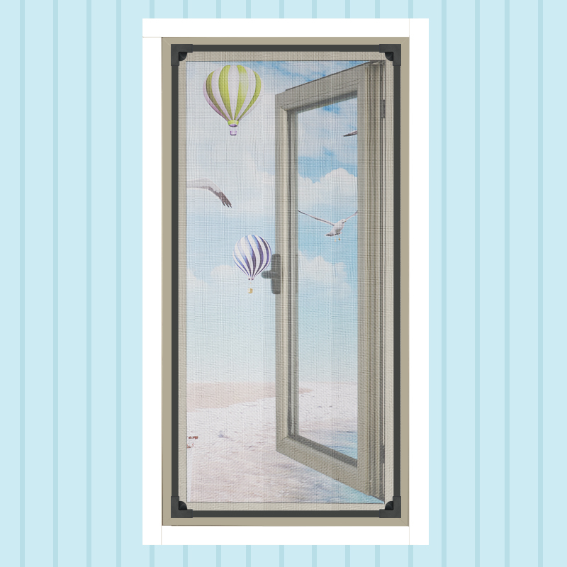 自粘磁铁磁性纱窗防蚊纱网沙窗隐形纱窗网门帘家S用自装蚊网窗纱