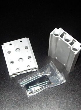 电磁阀底座4V410-15连接汇流板400M-2F3F4F5F6F7F8F9F10F12F位联