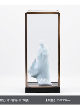 新中式创意太湖石摆件样板间售楼处玄G关茶室桌面禅意软装饰品摆