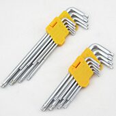 9件套六角匙 梅花内六角 六角棒 台湾威特力 Wately