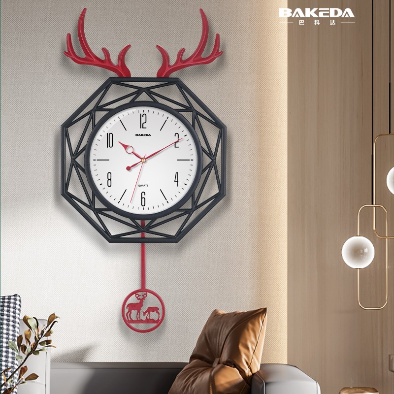 钟表挂钟客厅北欧轻奢时尚简约y现代装饰时钟石英钟网红挂墙表家