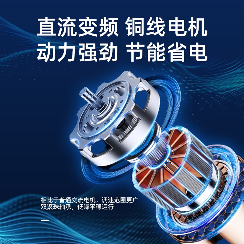 18寸直流变频商务扇静音省电家用落地扇摇头遥Q控商用电风扇强风