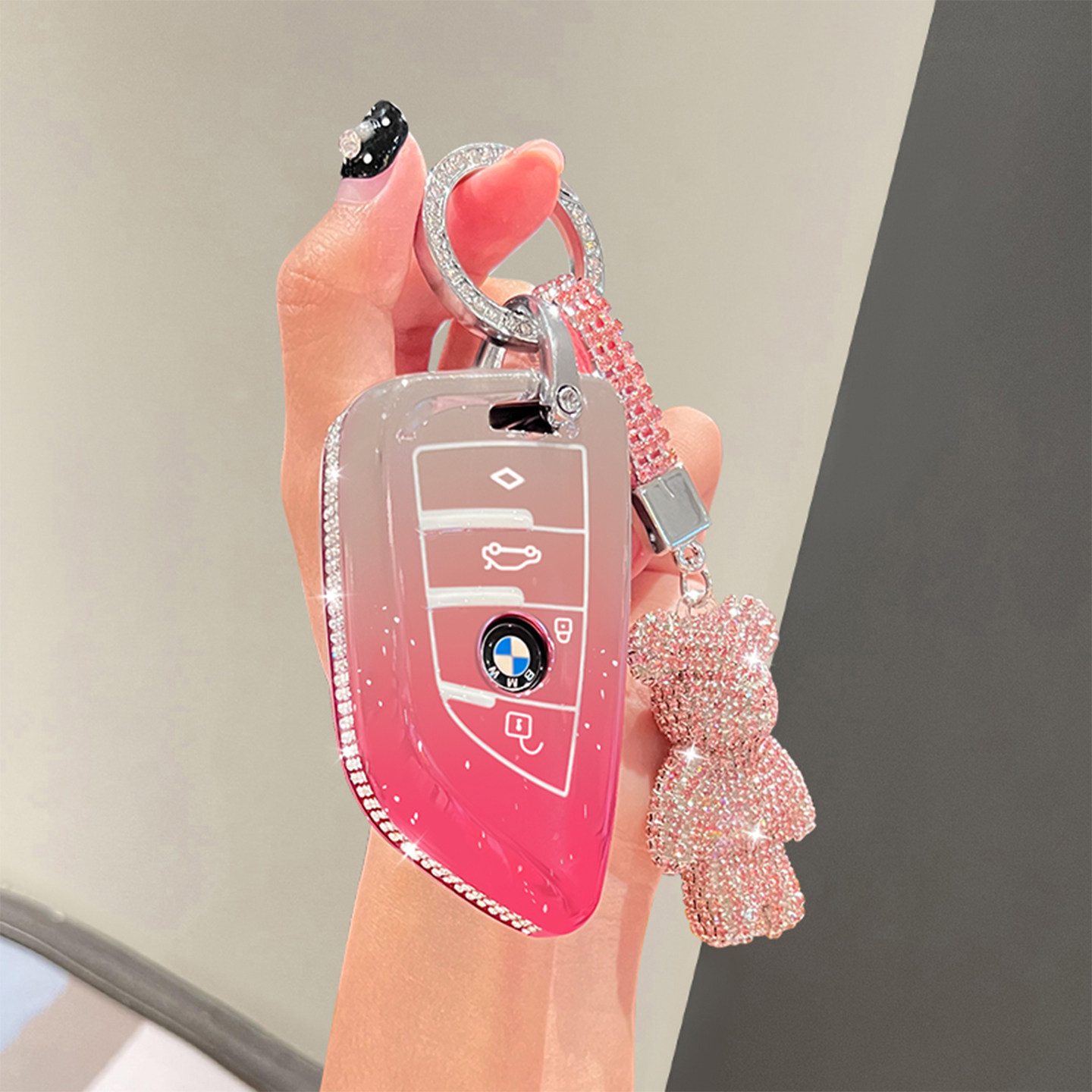 适用于宝马钥匙套3系5系530刀锋1系7系x5车x3女x1三系i3五系ix3扣