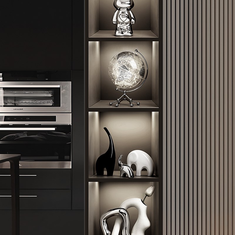 现代酒柜装饰品摆件m高端轻奢大气上档次客厅电视柜餐边柜乔迁礼