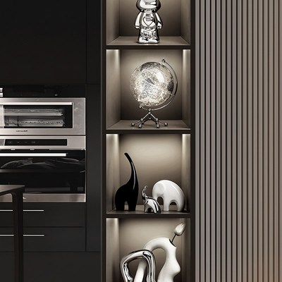 现代酒柜装饰品摆件m高端轻奢大气上档次客厅电视柜餐边柜乔迁礼