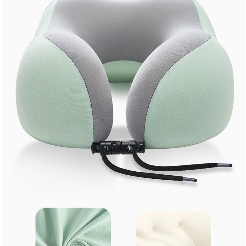 .记忆棉u型枕旅行护颈枕飞机坐车C睡觉枕头脖枕脖子靠枕便携式u形