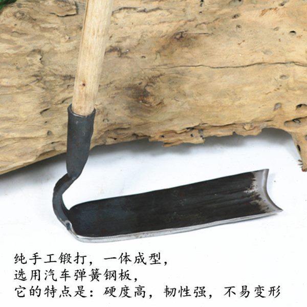 大条锄农用种菜全钢锄头户外开山挖笋大锄除草翻地松土农具高硬度