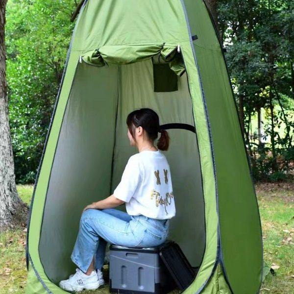 户外露营厕所帐篷简易便携折叠沐浴更衣加厚换衣罩洗澡浴罩浴帐