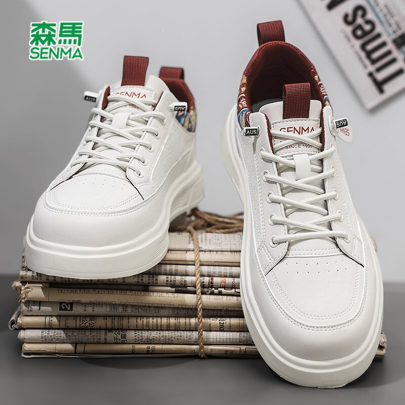 森马男鞋2026夏季新款鞋子潮鞋运动休闲青少年板鞋厚底小白鞋男款