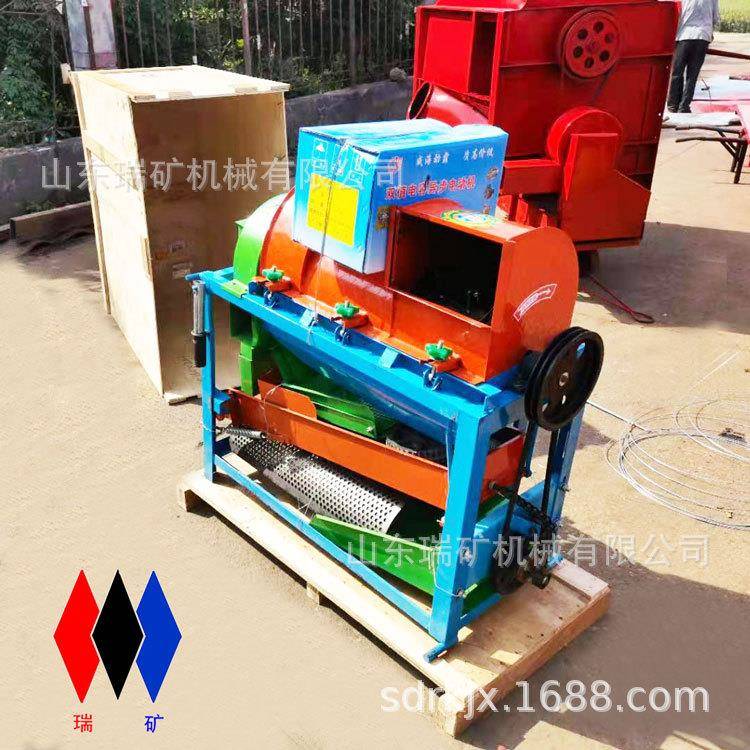 小型稻麦脱粒玉米大豆高粱剥粒机农用高粱自动剥壳机水稻脱粒机
