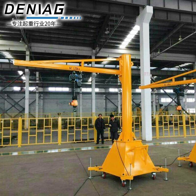移动式悬臂吊起重机手动旋转悬臂吊可多型号悬臂吊起重机